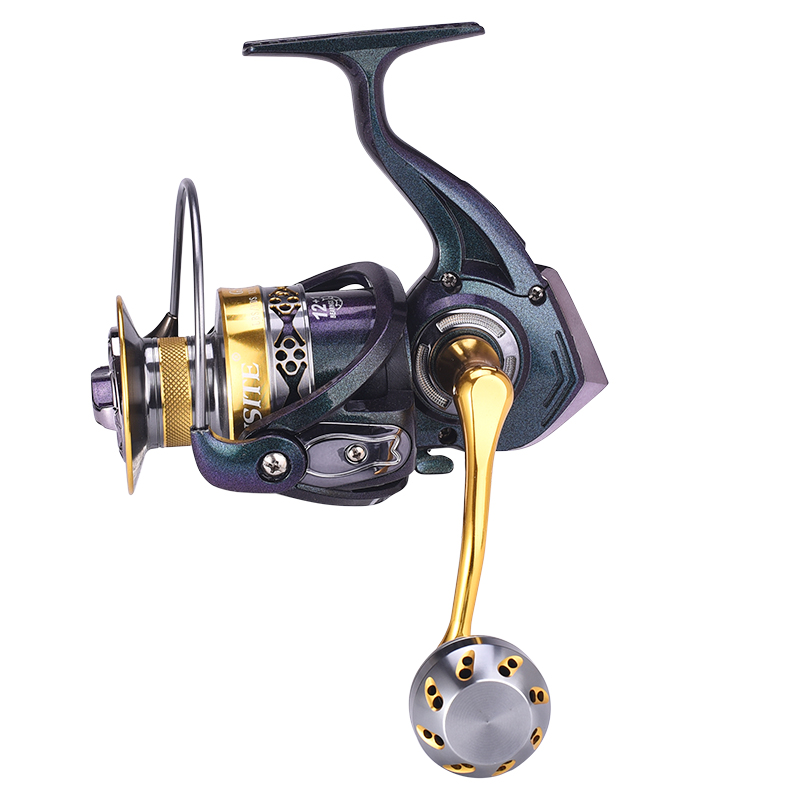 Kim loại CNC Power Handle Bánh xe quay kim loại Trolling Fishing Reels