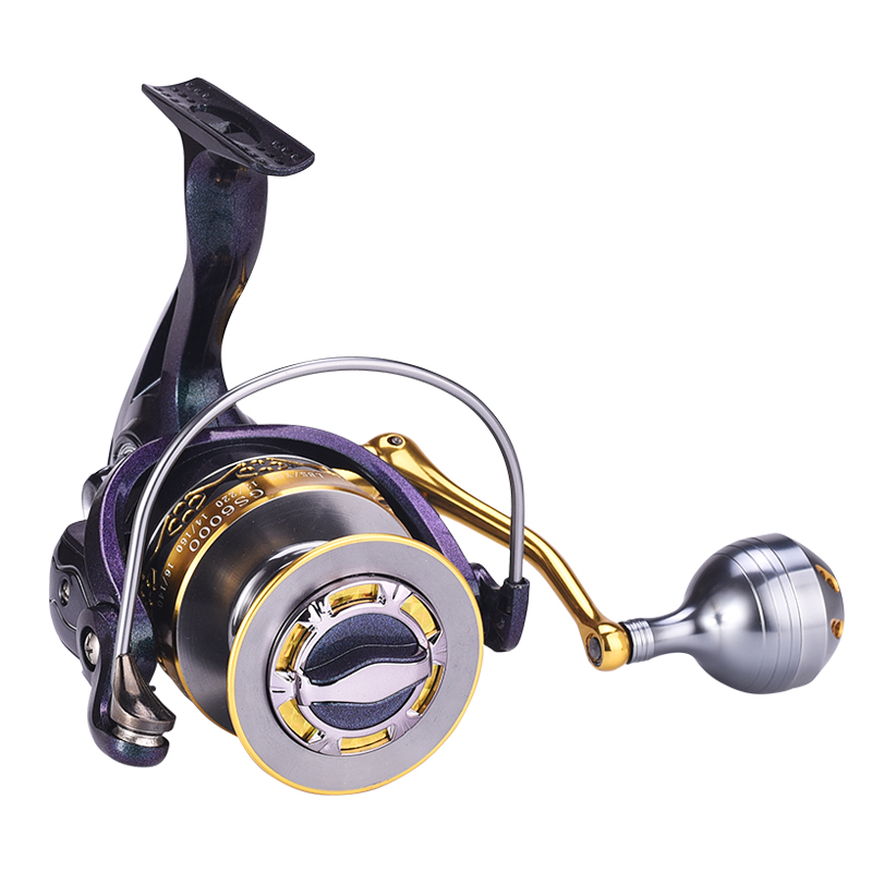 Kim loại CNC Power Handle Bánh xe quay kim loại Trolling Fishing Reels